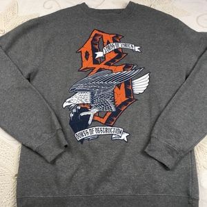 Rebel 8 Crew Neck Sweatshirt Mens Medium